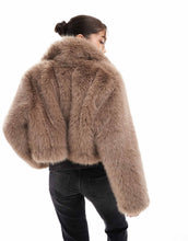 Load image into Gallery viewer, DESIGN faux fur bomber jacket mink