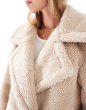 Load image into Gallery viewer, Threadbare borg jacket collar stone