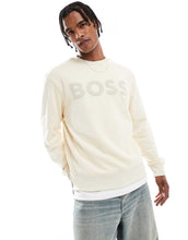 Load image into Gallery viewer, Boss Orange chest logo sweatshirt cream