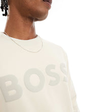 Load image into Gallery viewer, Boss Orange chest logo sweatshirt cream