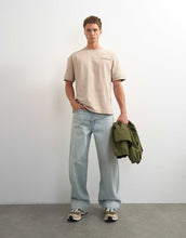Load image into Gallery viewer, Topman x Paul Majek relaxed fit abstract painting back graphic t-shirt embroidery stone.