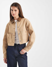 Load image into Gallery viewer, HUGO BLUE Andeso twill workwear barn jacket beige