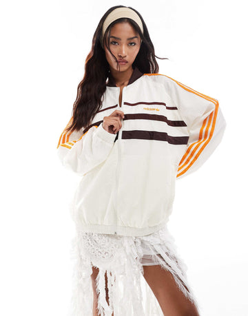 adidas Originals 80s track top off white/shadow brown