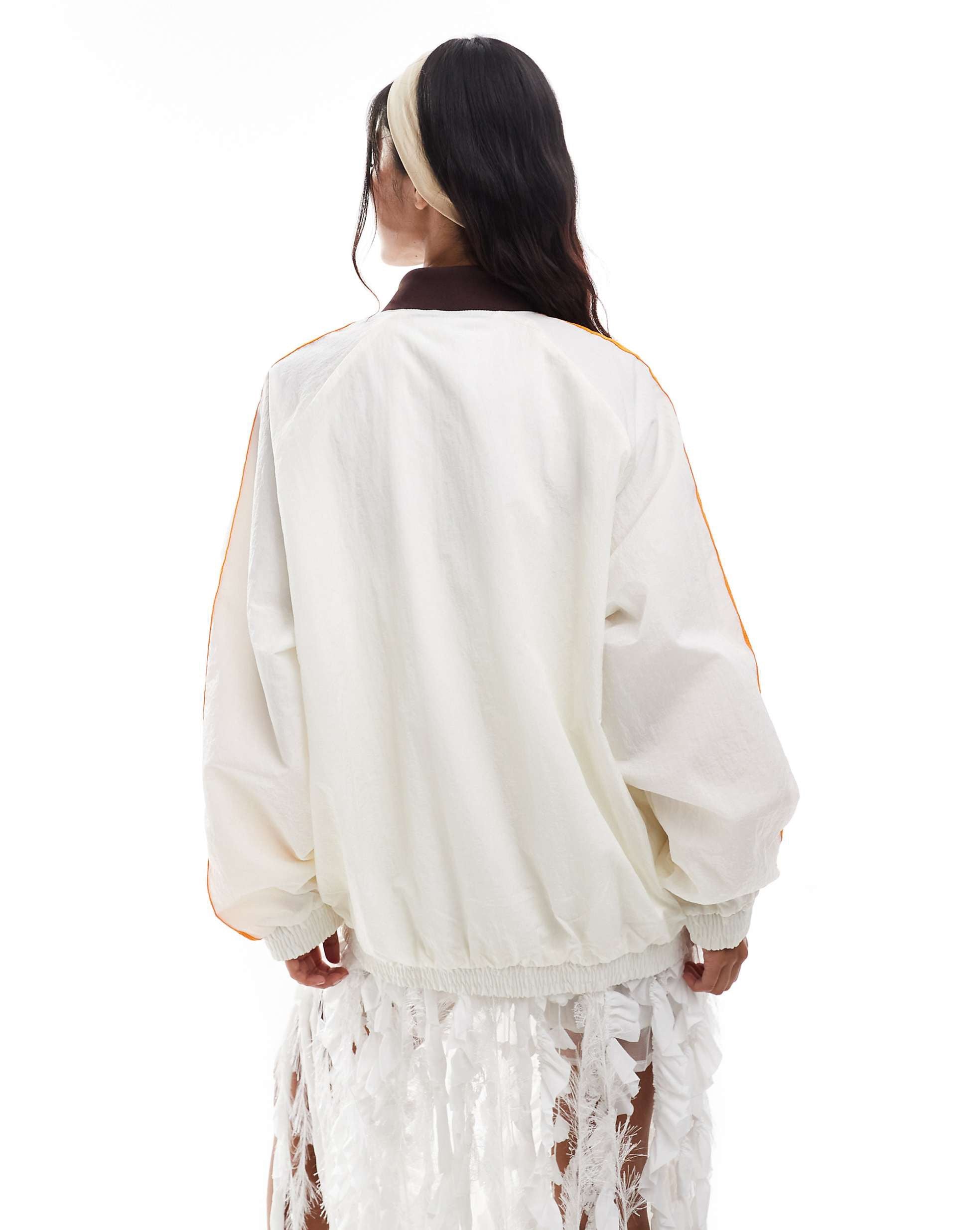 adidas Originals 80s track top off white/shadow brown