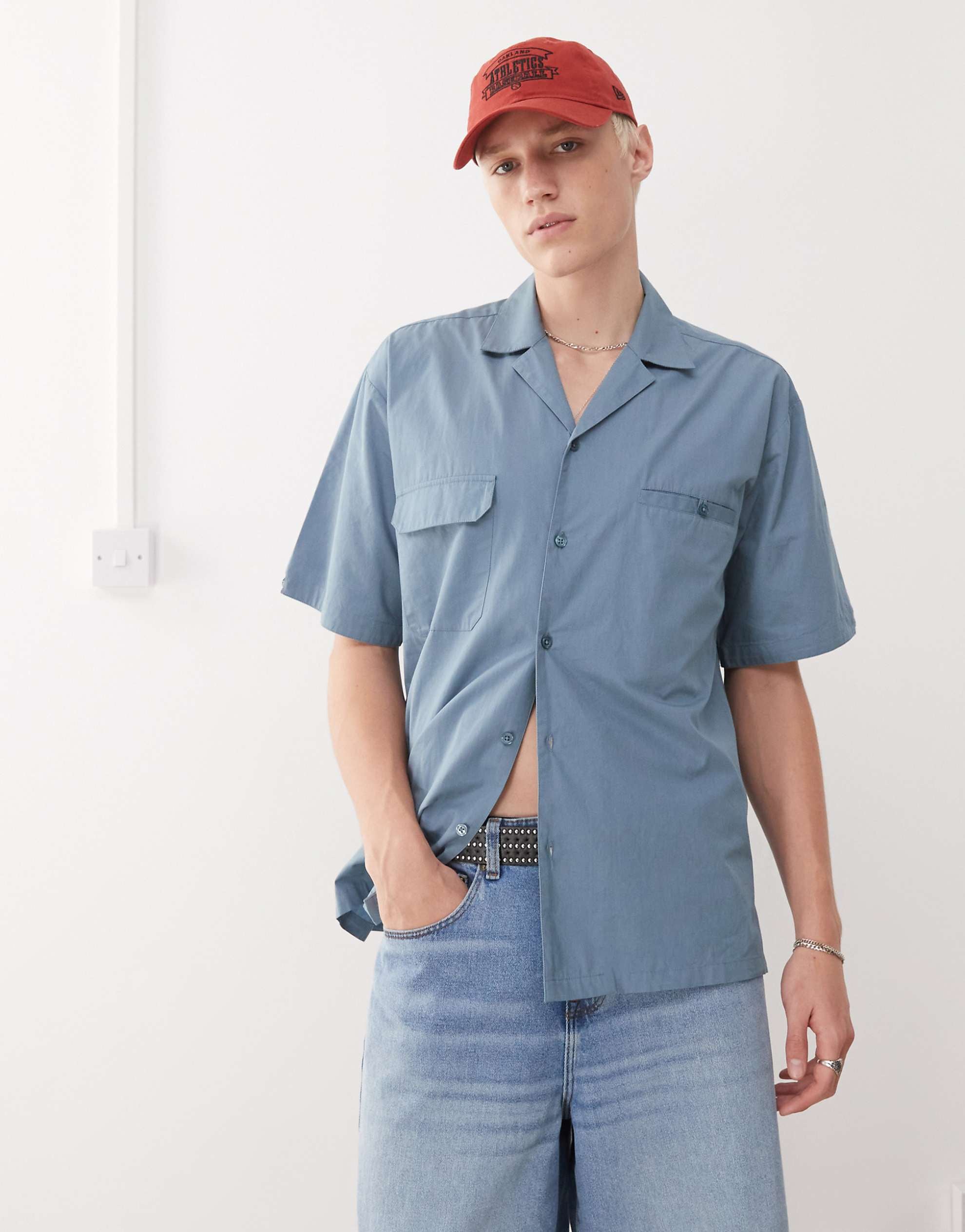 Reclaimed Vintage boxy short sleeve shirt
