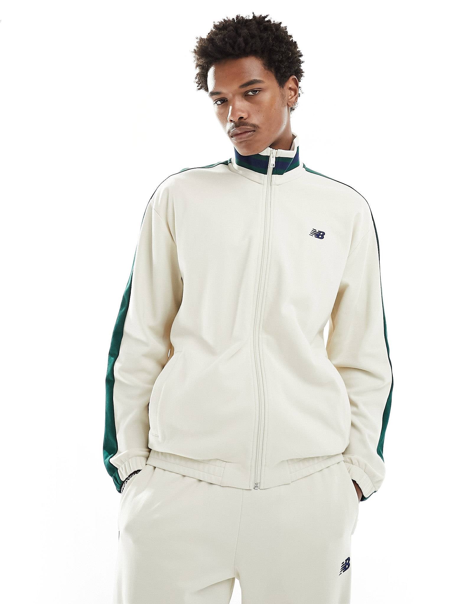 New Balance Greatest Hits full zip jacket beige