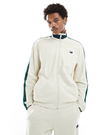New Balance Greatest Hits full zip jacket beige