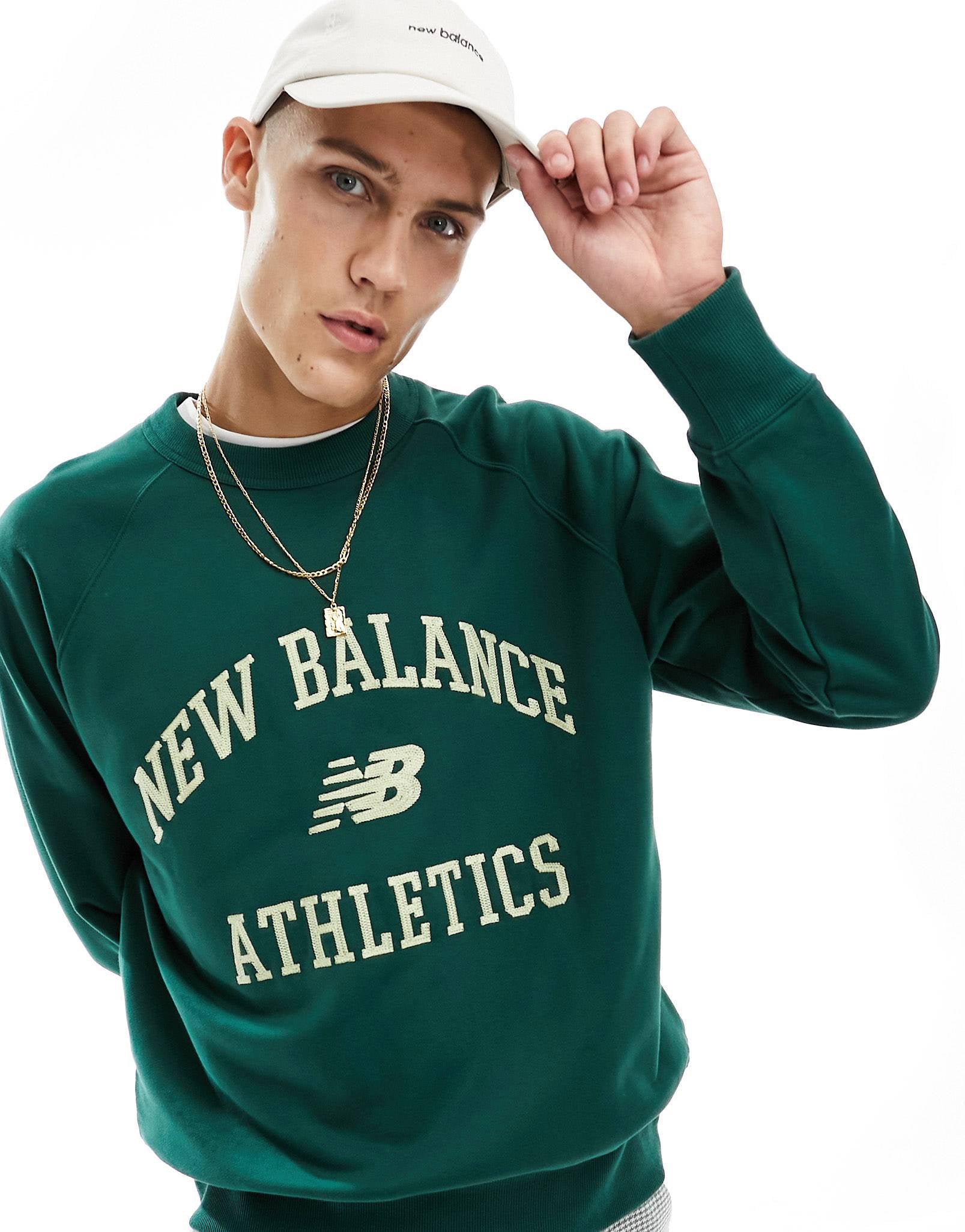 New Balance collegiate sweatshirt green