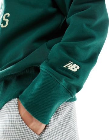 New Balance collegiate sweatshirt green