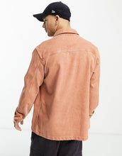 Load image into Gallery viewer, HUGO Enalu oversized overshirt washed orange
