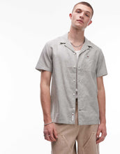 Load image into Gallery viewer, Tommy Jeans linen button shirt washed green