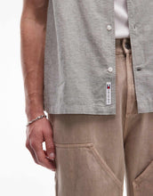 Load image into Gallery viewer, Tommy Jeans linen button shirt washed green