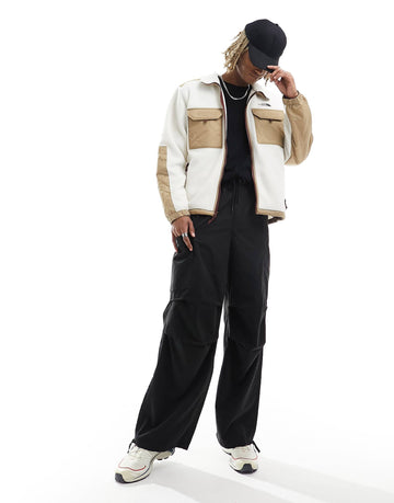 The North Face Royal Arch fleece beige off white