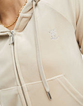 Load image into Gallery viewer, Juicy Couture diamante velour tracksuit zip hoodie joggers co-ord