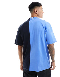 Tommy Hilfiger monotype colourblock t-shirt blue