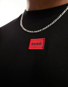 HUGO Diragoto long sleeve logo t-shirt black
