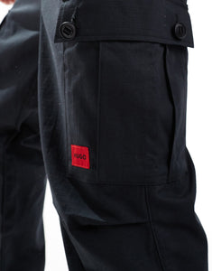 HUGO Red garlo cargo trousers black