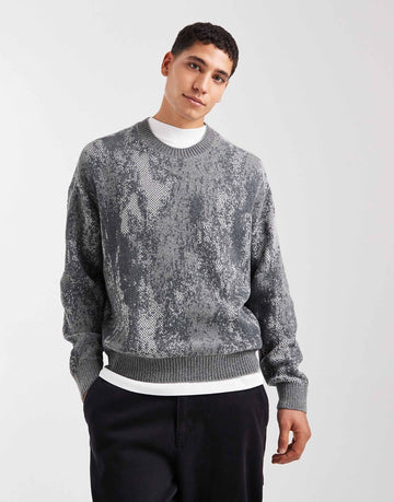 Hollister soft knit vintage jumper green gradient