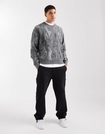 Hollister soft knit vintage jumper green gradient