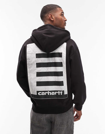 Carhartt WIP hooded archive lines oversized zip through
