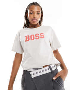 BOSS bold logo t-shirt off white