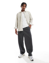 Load image into Gallery viewer, BOSS Orange Locky_2 oversized overshirt beige