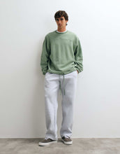 Load image into Gallery viewer, DESIGN sweatshirt panel detail drawcord light green
