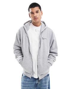 Karl Kani co-ord signature hoodie ash grey