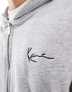 Karl Kani co-ord signature hoodie ash grey