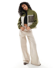 Load image into Gallery viewer, ONLY teddy fleece jacket pocket khaki cream