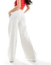 Load image into Gallery viewer, BOSS wide leg track pants off white
