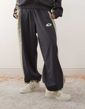 Load image into Gallery viewer, COLLUSION nylon sports co-ord black khaki