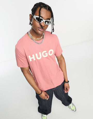 HUGO Dulivio t-shirt medium pink