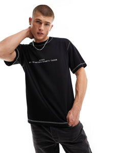 HUGO Dribes relaxed fit t-shirt black