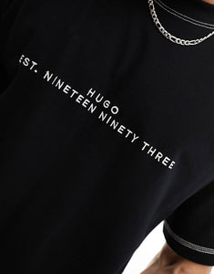 HUGO Dribes relaxed fit t-shirt black