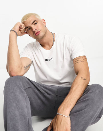 Hugo Bodywear linked t-shirt white