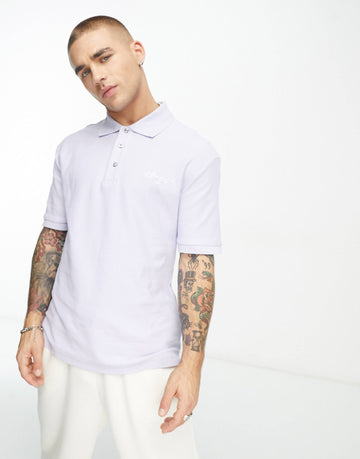 HUGO Daipo polo shirt light purple