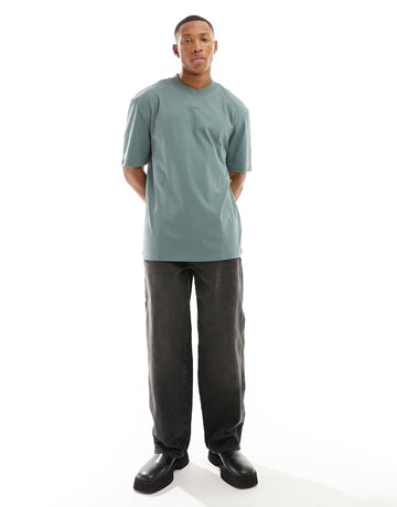 HUGO Dapolino relaxed fit t-shirt green