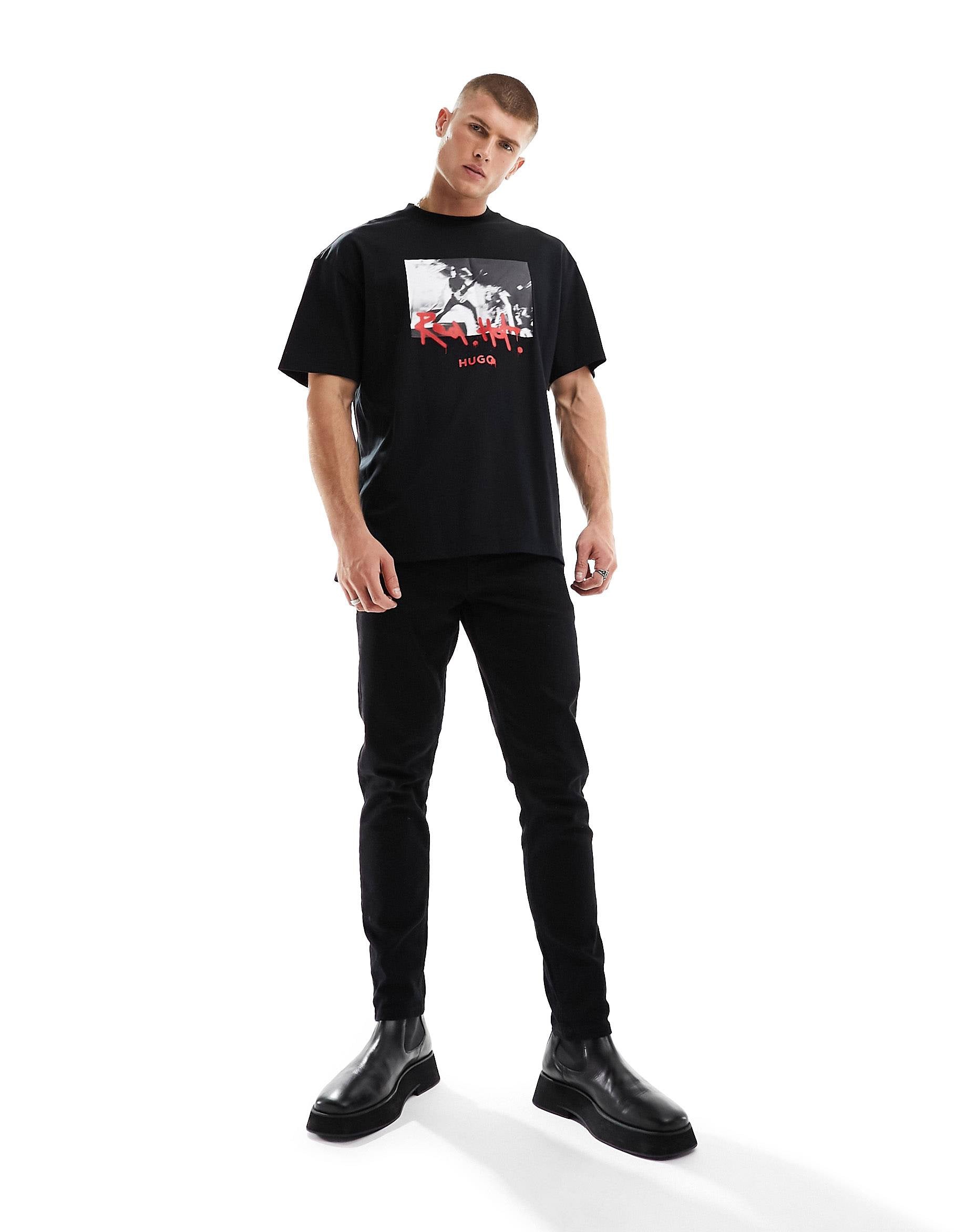 HUGO Domenade t-shirt black