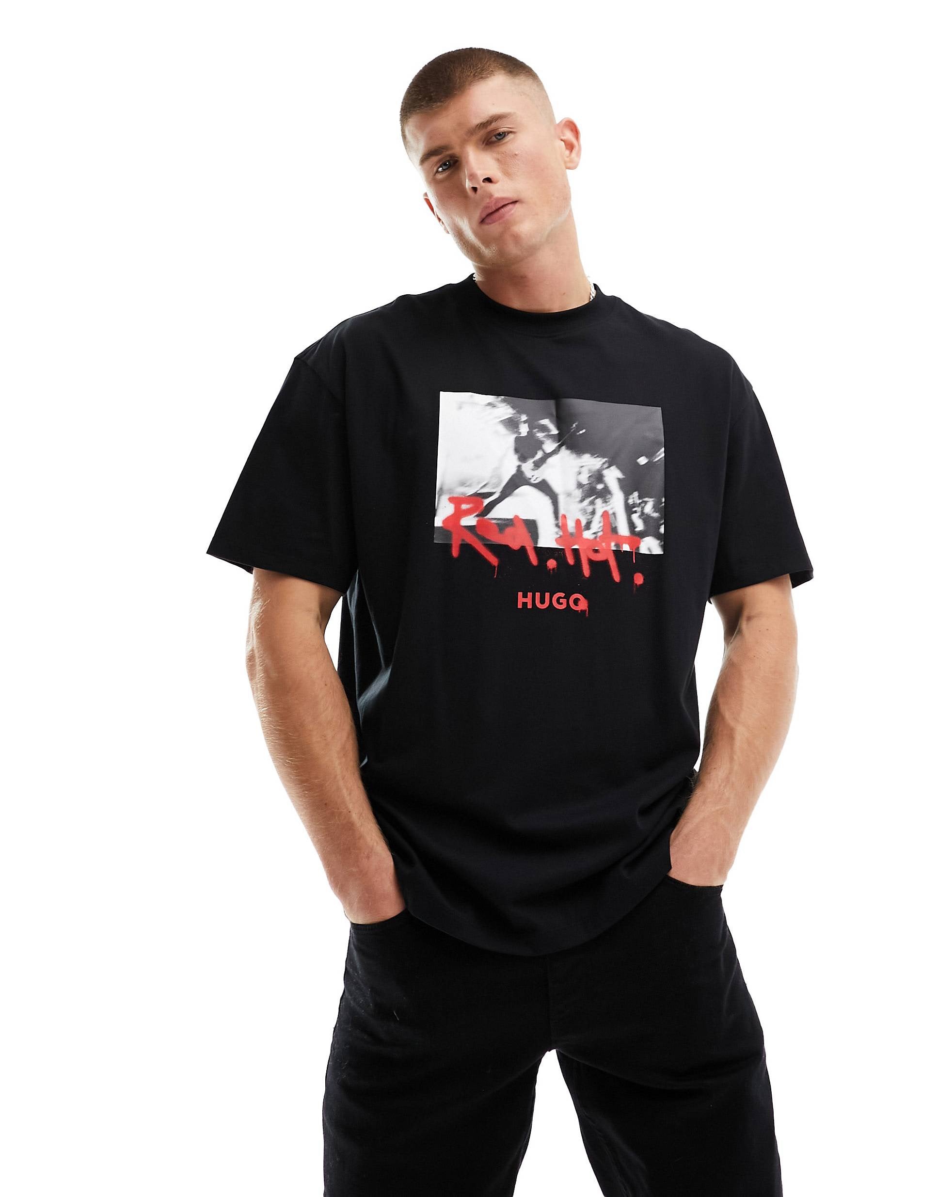 HUGO Domenade t-shirt black