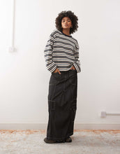 Load image into Gallery viewer, Reclaimed Vintage top neutral stripe