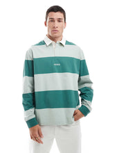 Load image into Gallery viewer, HUGO Blue noresti rugby sweatshirt green