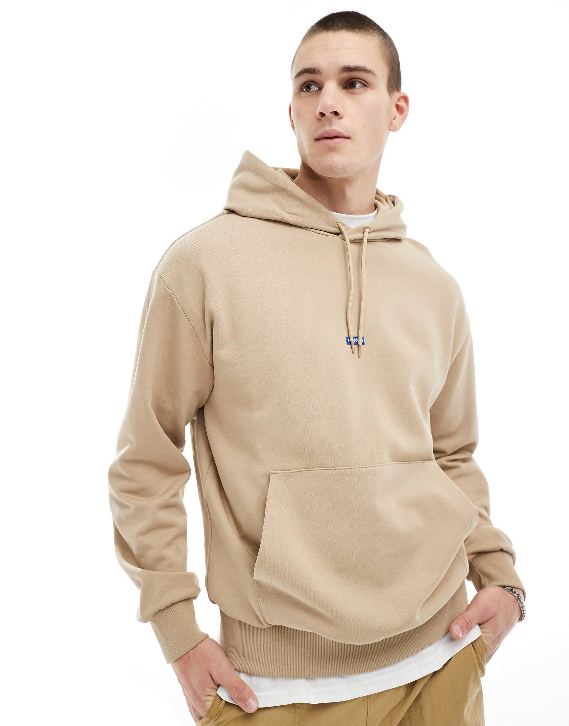 HUGO BLUE hoodie beige