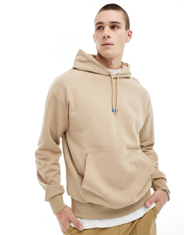 HUGO BLUE hoodie beige