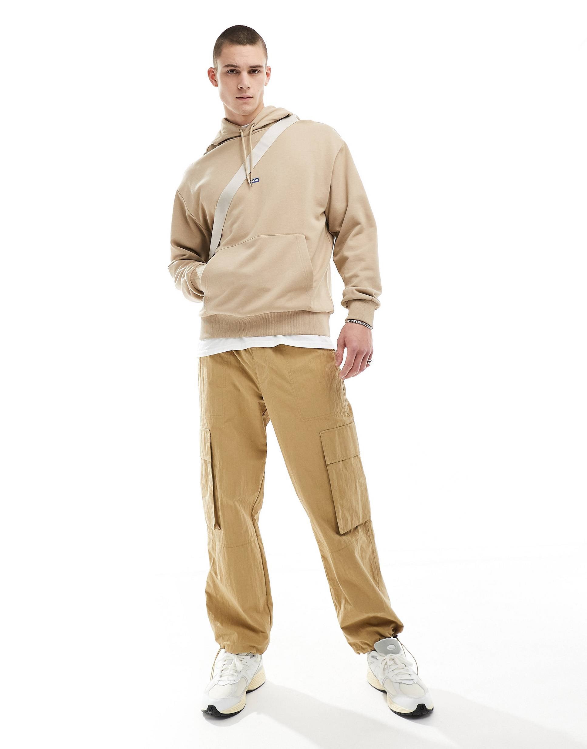HUGO BLUE hoodie beige