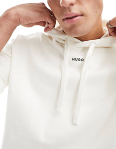 HUGO Dapo relaxed fit hoodie white