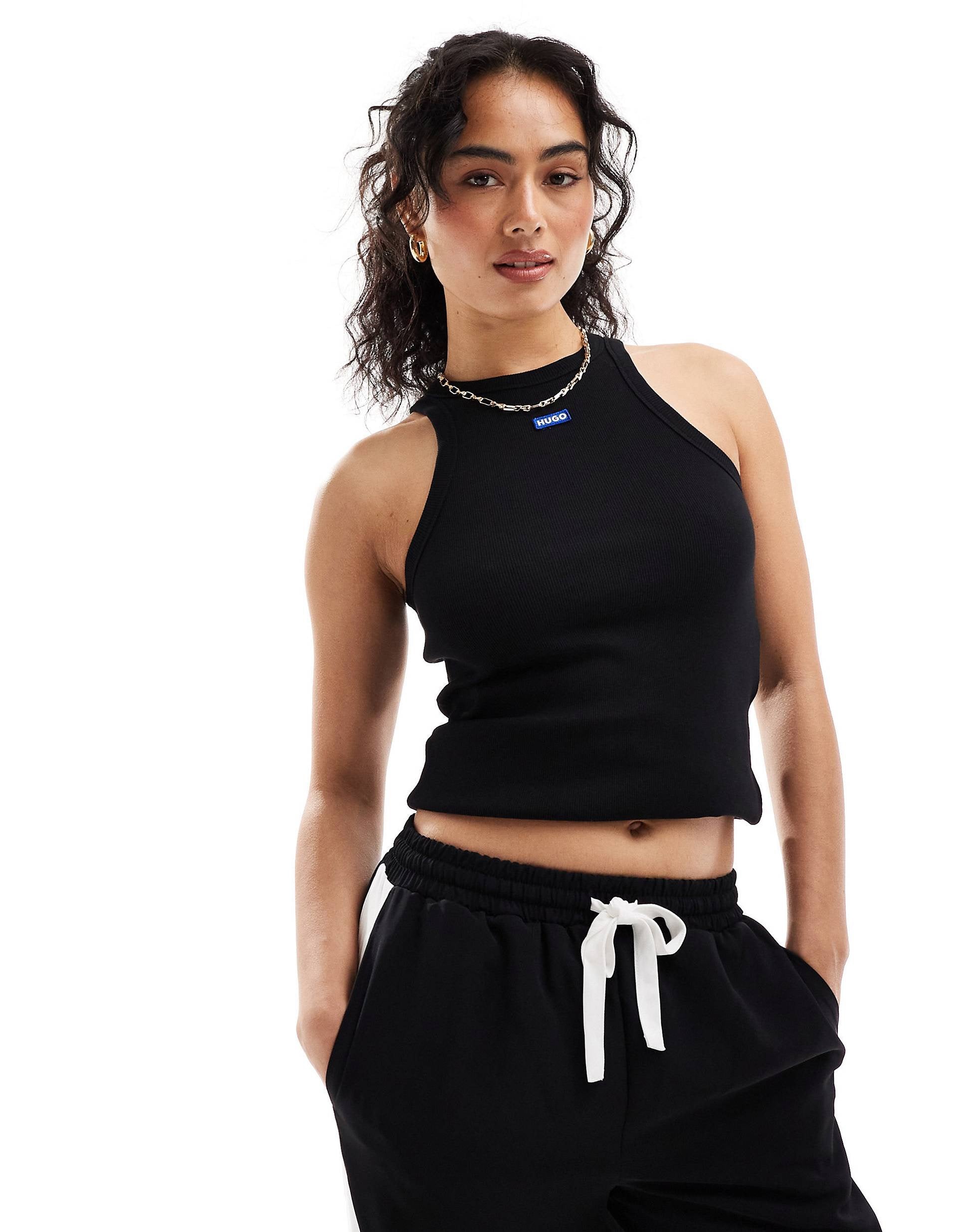 HUGO BLUE easy tank black