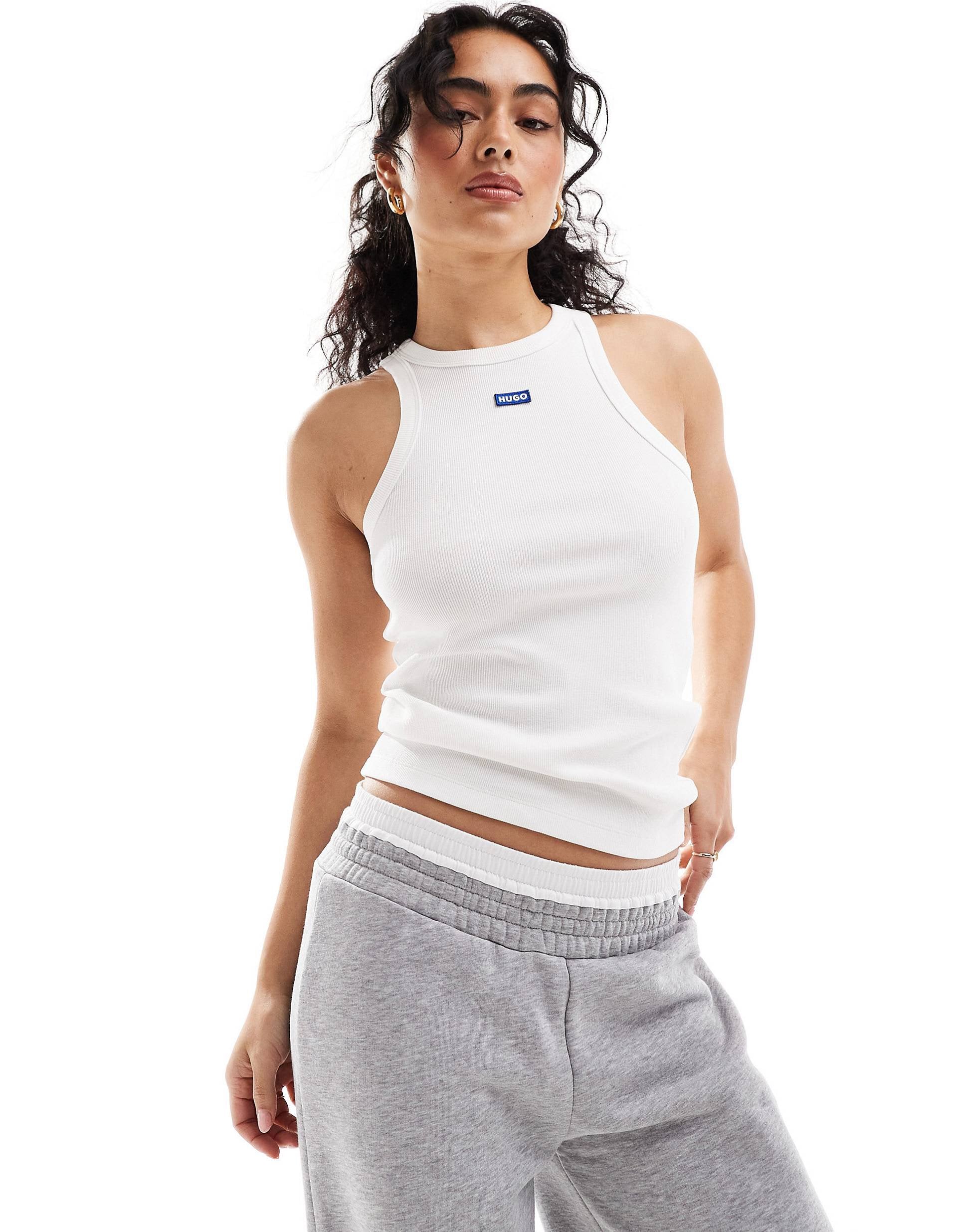 HUGO BLUE easy tank white