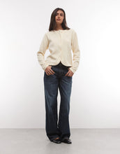 Load image into Gallery viewer, adidas Originals chenille cardigan vanilla