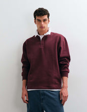 Load image into Gallery viewer, DESIGN long sleeve polo burgundy